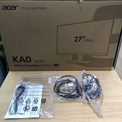 【甲府飯田店】中古  Acer KA270HAbmidx 27インチ(1920&times;1080)75Hz 4720002027 