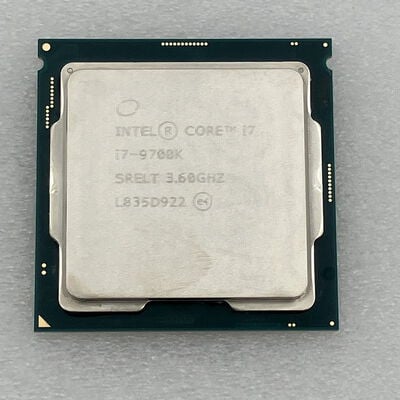 【新潟店】中古  INTEL Core i7 9700K (1151/3.60GHz/12M/C8/T8) 138481 