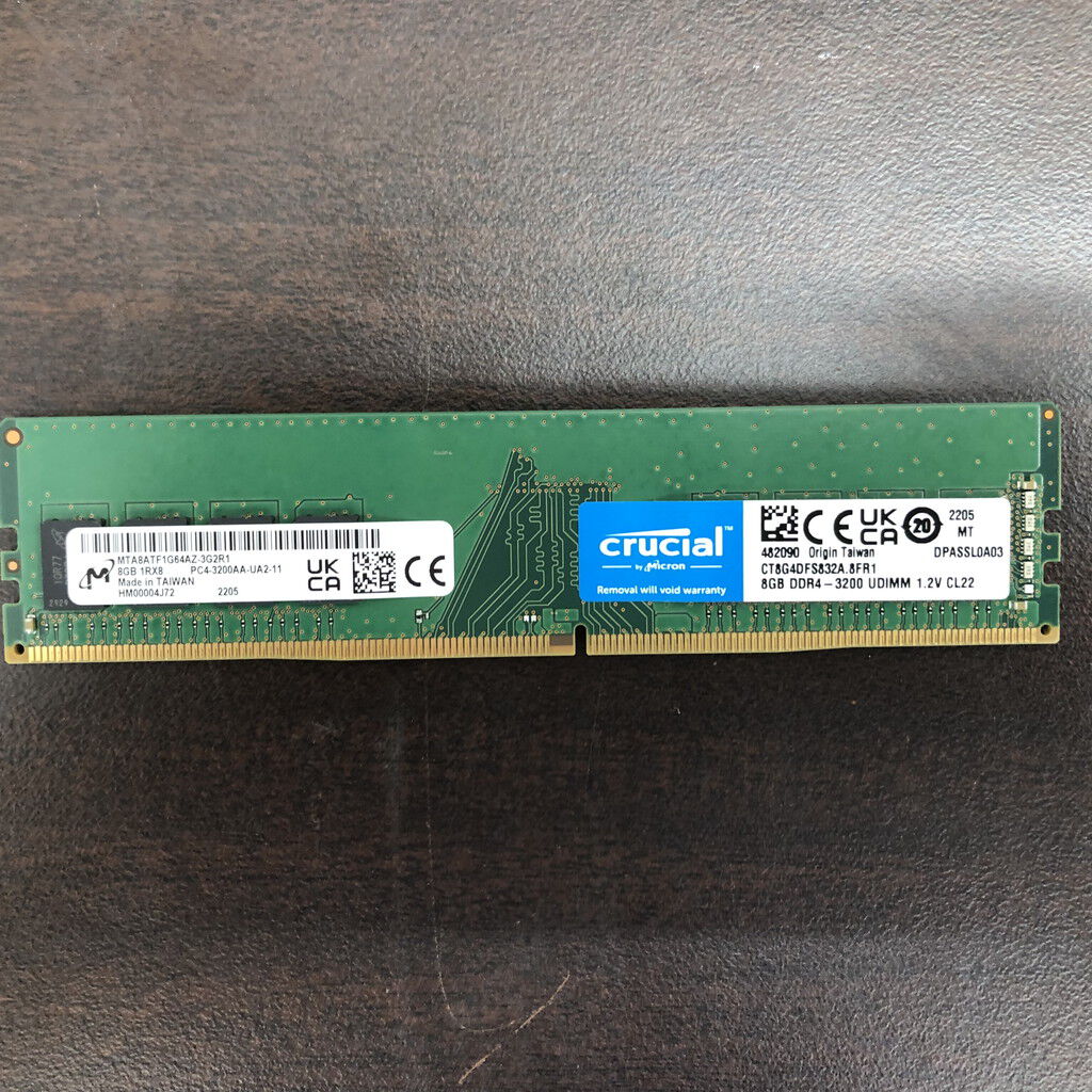 中古 PC4-25600 8GB デスクトップ用(DDR4-3200) 140727 （365038