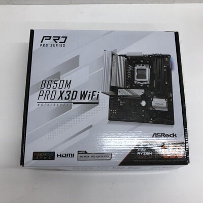 【福山ココローズ店】中古  ASRock B650M Pro X3D WiFi (B650 AM5 mATX DDR5) 5090000774