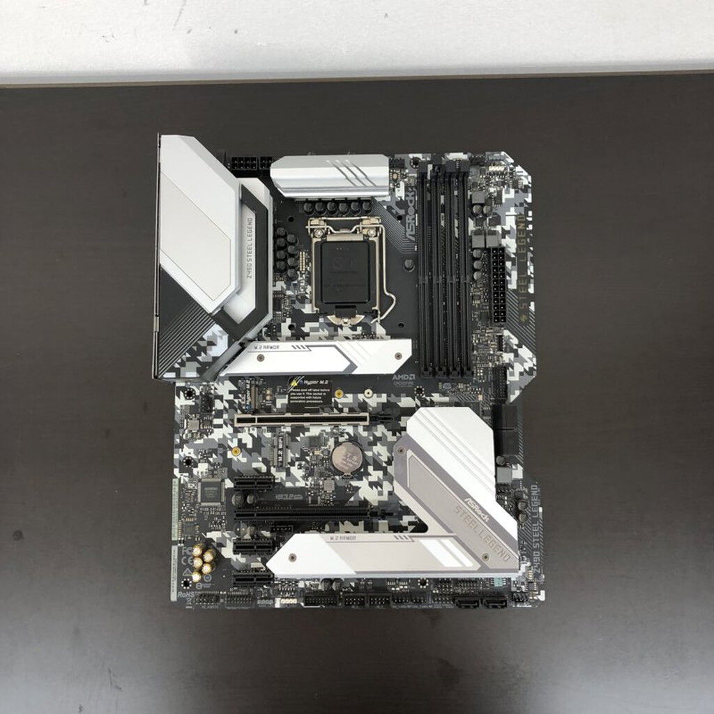 中古 ASRock Z490 Steel Legend (Z490 1200 ATX DDR4) 142630 （400743