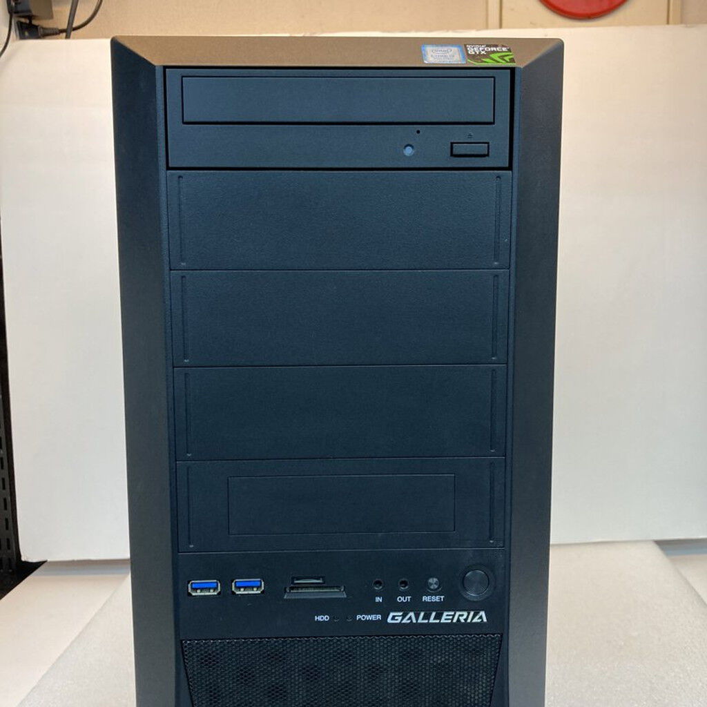 中古 GALLERIA ZT (Core i7 8700/40GB/SSD240GB+HDD1TB/DVD Multi