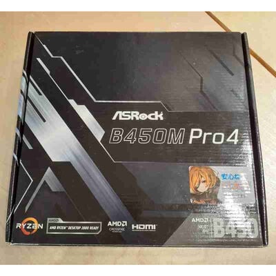 【鹿児島店】中古  ASRock B450 Pro4 (B450 AM4 ATX DDR4) 137906 