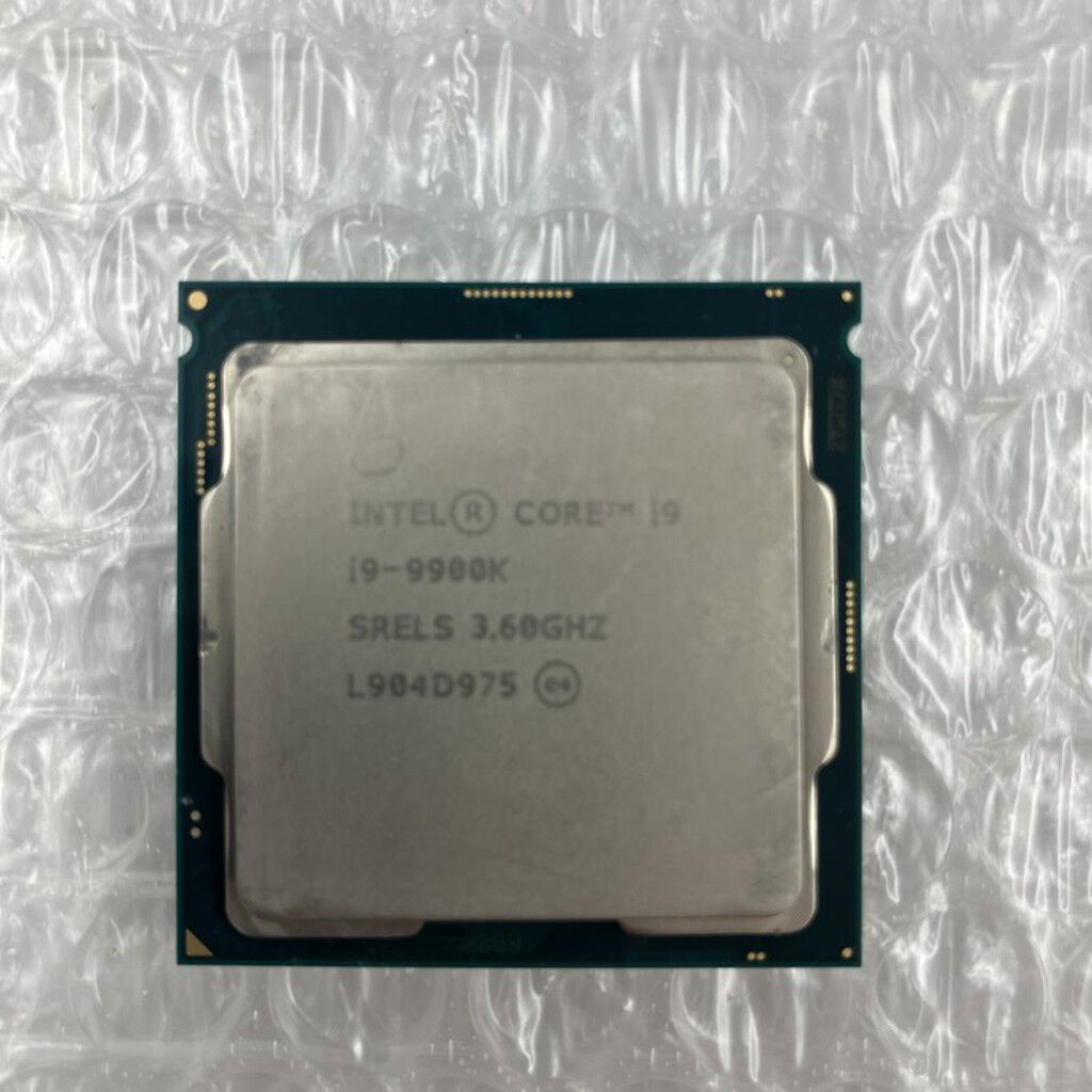 中古 INTEL Core i9 9900K (1151/3.60GHz/16M/C8/T16) 138482 （342921