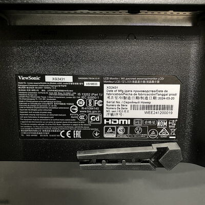 【大須店】中古  Viewsonic XG2431 (23.8"W 2H1DP 1ms IPS 240Hz) 3120022184 