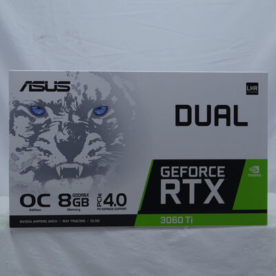 【通販センター】中古  ASUS DUAL-RTX3060TI-O8GD6X-WHITE (RTX3060Ti 8GB) 175524 