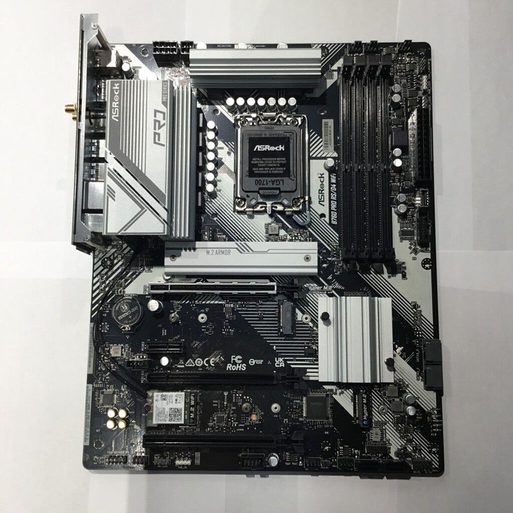 中古 ASRock B760 Pro RS/D4 WiFi (B760 1700 ATX DDR4) 4560001260