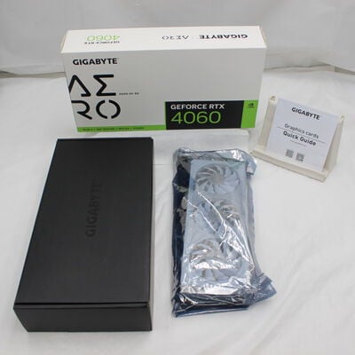 【通販センター】中古  GIGABYTE GV-N4060AERO OC-8GD (RTX4060 8G) 175570 