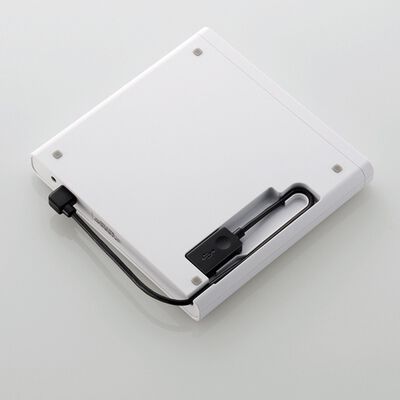 Logitec  LDR-PMJ8U2VWH (USB 2.0 ポータブルDVDドライブ ホワイト ソフト付) 