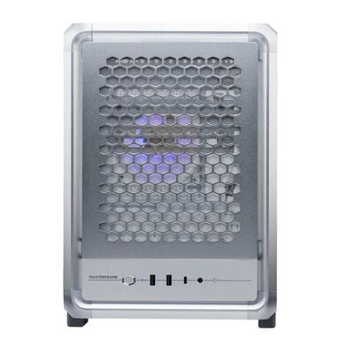 CoolerMaster  MasterFrame 400 Mesh Silver MF400M-SHNN-S00 (MicroATX ガラス シルバー) 