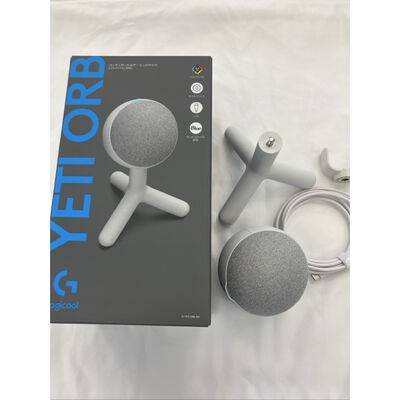 【仙台店】中古  Logicool G-YETI-ORB-WH（RGB USBゲーミングマイク） 3240010042 