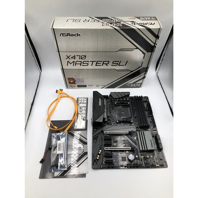 【水戸赤塚店】中古  ASRock X470 MASTER SLI (X470 AM4 ATX DDR4) 137109 