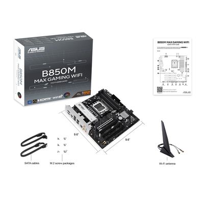 ASUS  B850M MAX GAMING WIFI (B850 AM5 MicroATX) ドスパラ限定モデル 
