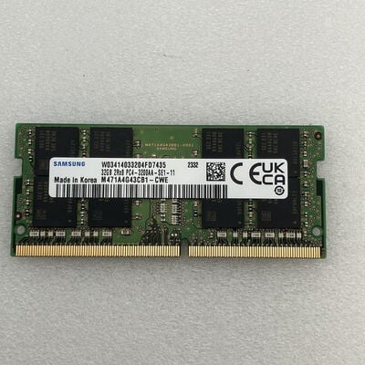 【新潟店】中古  DDR4 PC4-25600 32GB SODIMM ノート用 148255 