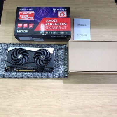 【甲府飯田店】中古  SAPPHIRE NITRO+　AMD　RADEON　RX6600XT　GAMING　OC 8GB 4720001719 