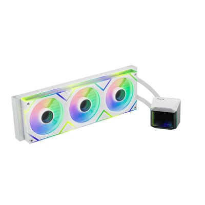ADATA  LEVANTE II 360 オールインワン CPU 水冷クーラー LEVANTEII360-WHCWW (360mm ホワイト) 