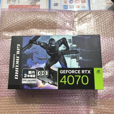 【宮崎恒久店】中古  玄人志向 GG-RTX4070-E12GB/DF (RTX4070 12GB) 5160000800 