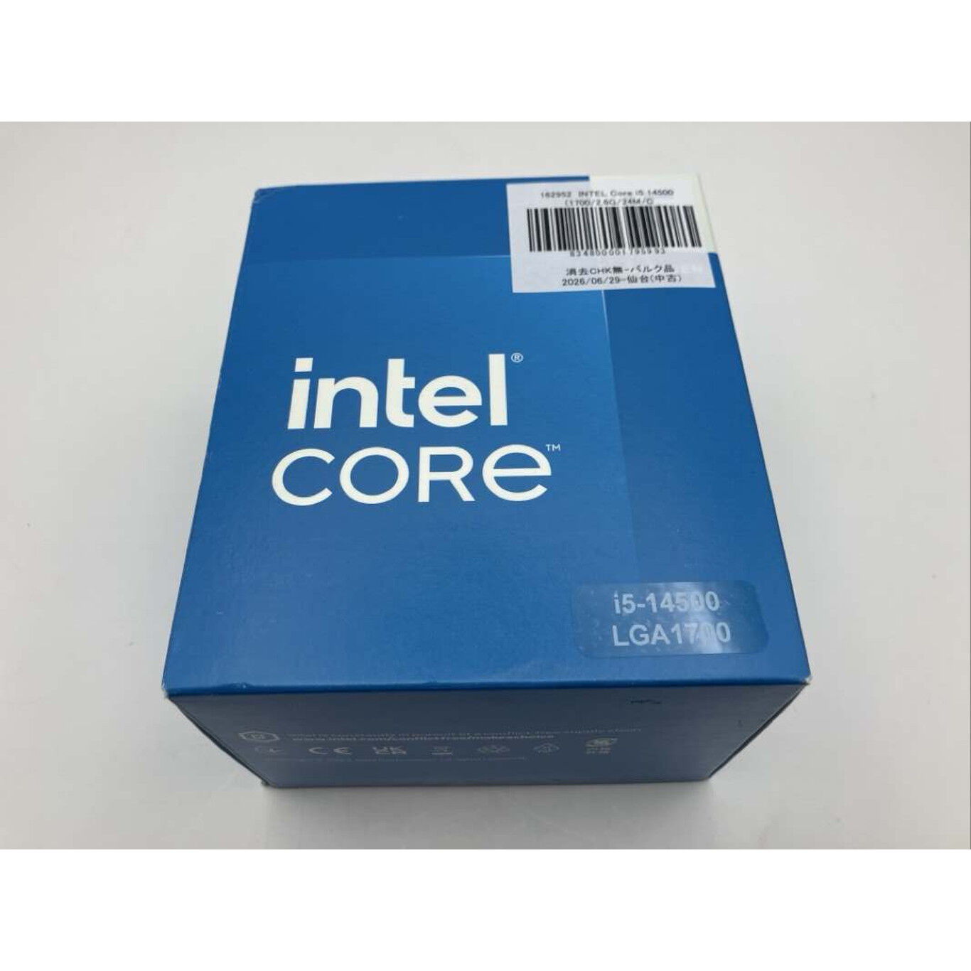 中古 INTEL Core i5 14500 (1700/2.6G/24M/C14/T20) 162952 （377913