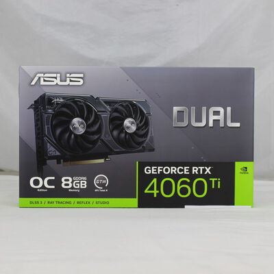 【通販センター】中古  ASUS DUAL-RTX4060TI-O8G（RTX4060Ti 8GB） 3480034103 