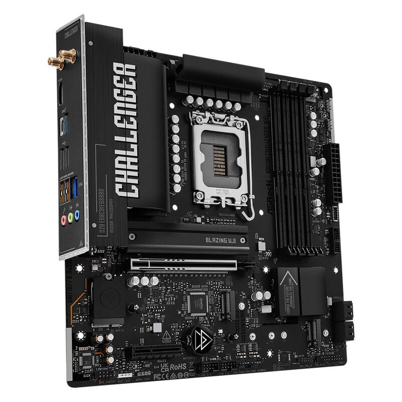 ASRock B860M Challenger WiFi (B860 1851 MicroATX ブラック