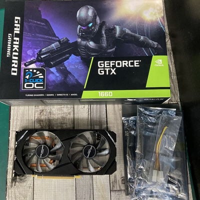 【広島店】中古  玄人志向 GG-GTX1660-E6GB/DF (GTX1660 ) 3320005144 
