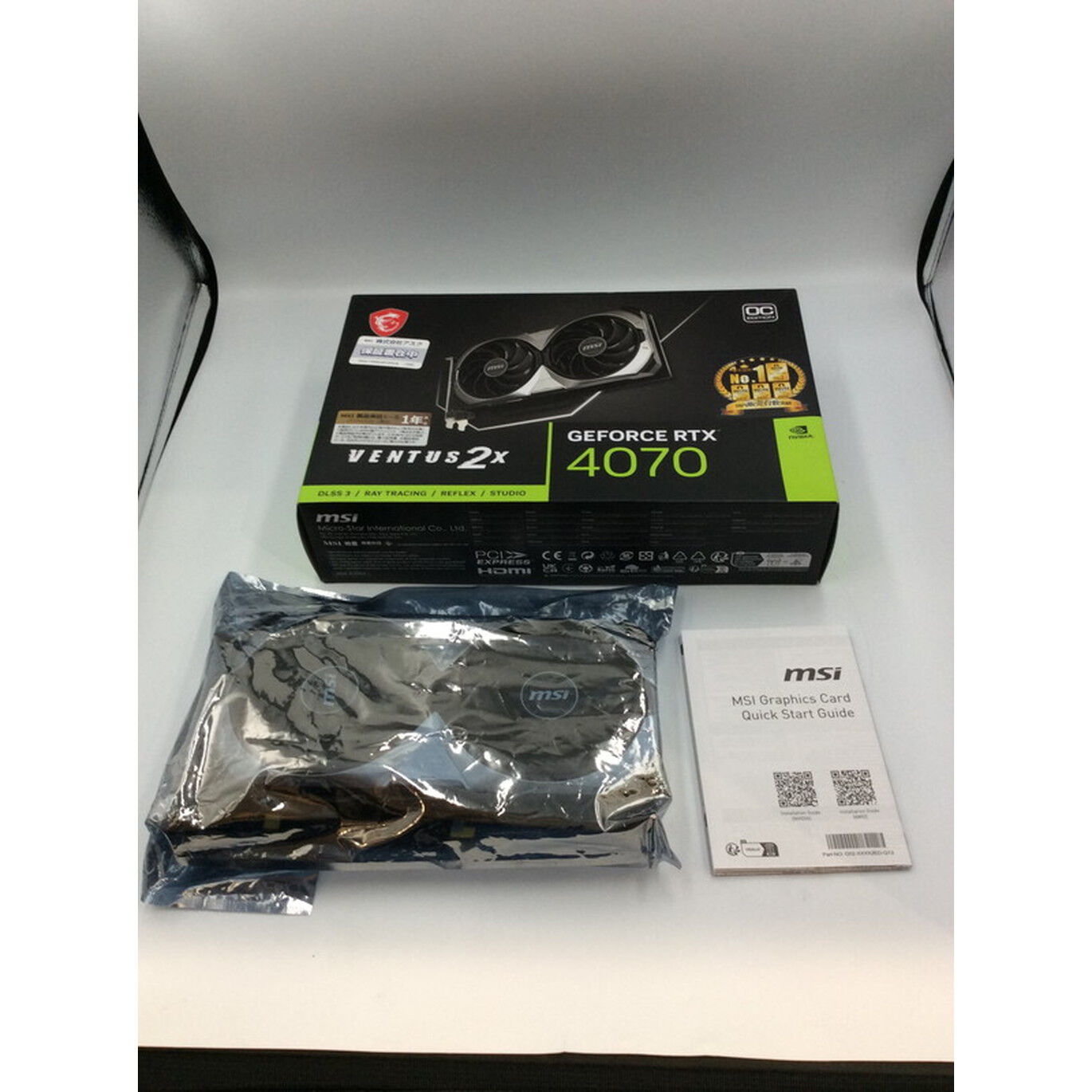 中古 MSI GeForce RTX 4070 VENTUS 2X 12G OC 3480037175 ｜ パソコン