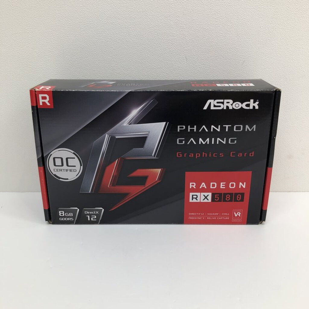 中古 ASRock Phantom Gaming D Radeon RX580 8G OC(8GB PCI-E
