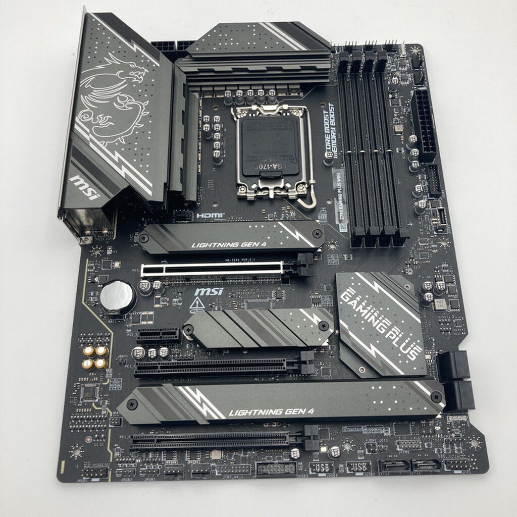 MSI Z790 GAMING PLUS WIFI マザーボード 中古品 中古 MSI Z790 GAMING PLUS WIFI (Z790 1700 ATX DDR5) 175361