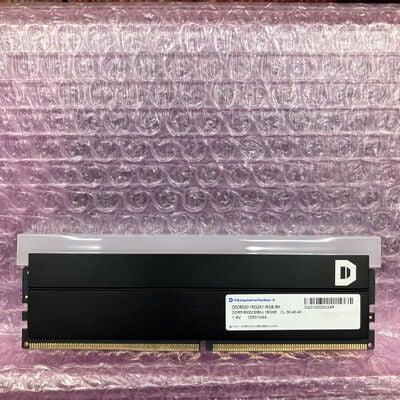 【富士青葉店】中古  ドスパラセレクトD5D6000-16G2A1-RGB-BK (DDR5 PC5-48000 16GB) 199655 