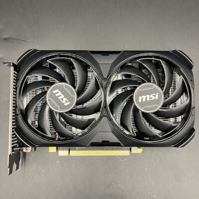 【熊本浜線店】中古  MSI GeForce RTX 4060 Ti VENTUS 2X BLACK 8G(RTX4060Ti 8G)) 5370000533