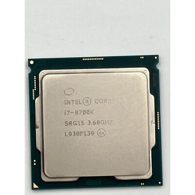 【座間相武台】中古  INTEL Core i7 9700K R0 Stepping (1151/3.60GHz/12M/C8/T8) 139704 