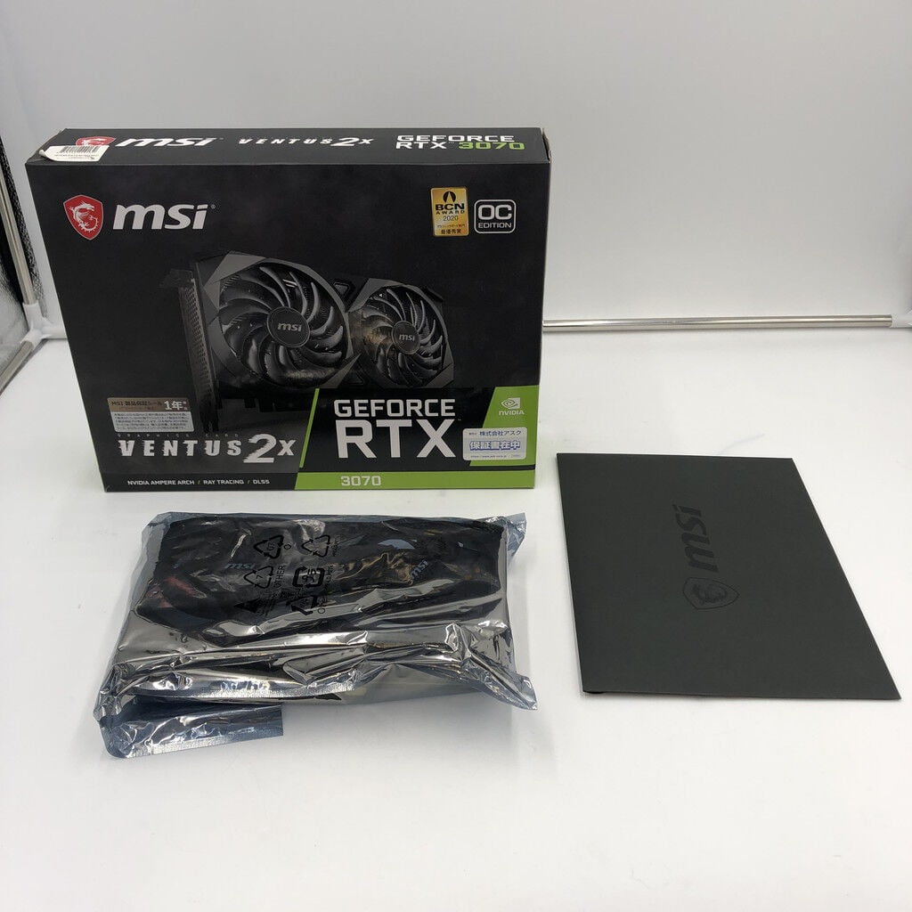中古 MSI GeForce RTX 3070 VENTUS 2X OC (RTX3070 8G) 143902