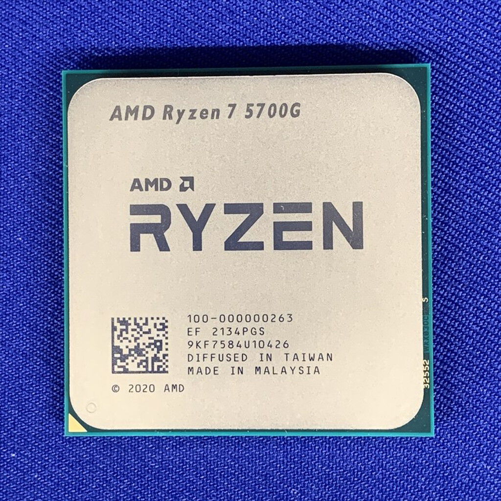 中古 AMD Ryzen 7 5700G (AM4/3.8GHz/20M/C8/T16/65W) 146739 （330121