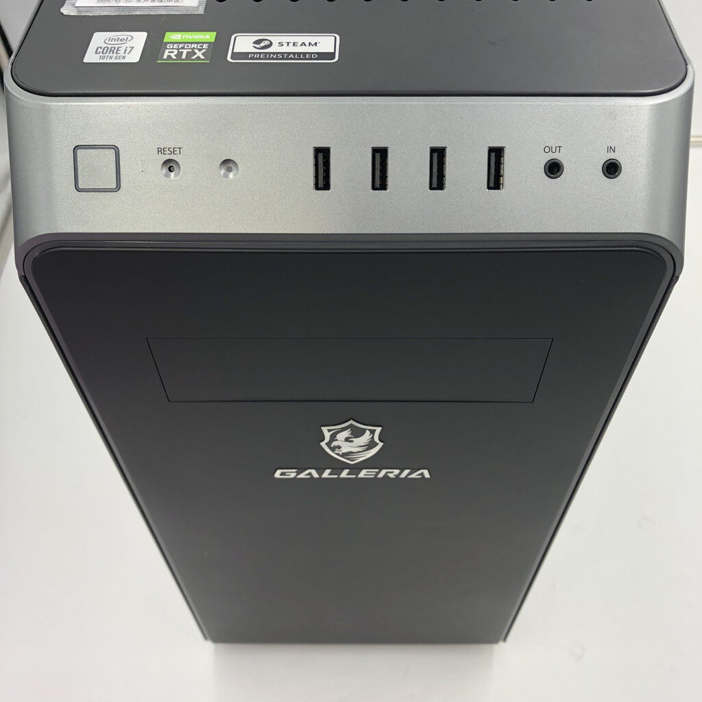 中古 GALLERIA XA7C-R70S (i7 10700/16GB/SSD512GB/HDD1TB/-/RTX2070