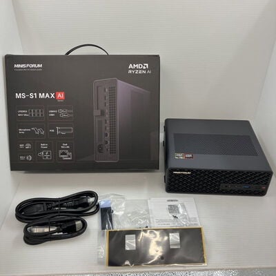 【秋葉原本店】中古  MINISFORUM MS-S1MAX AI(Ryzen AI MAX+395/128GB/SSD2TB/W11P) 3410013639 