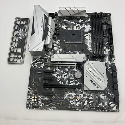 【宇都宮鶴田店】中古  ASRock B450 Steel Legend (B450 AM4 ATX DDR4) 5280001604 
