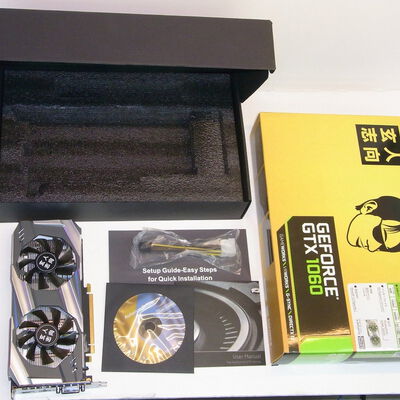 【京都店】中古  玄人志向　GF-GTX1060-E6GB/OC2/DF(GTX1060 6G ) 1230007307 