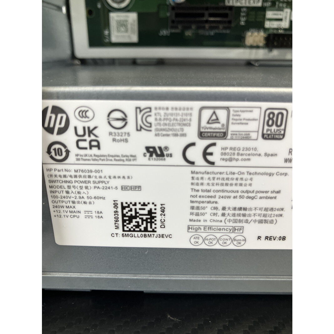 中古 HP Pro SFF 400 G9(Intel Core i7 12700/16GB/SSD 256GB