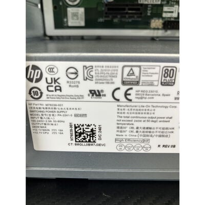 【富士青葉店】中古  HP Pro SFF 400 G9(Intel Core i7 12700/16GB/SSD 256GB/オンボード/Windows11 Pro 64bit) 169728 