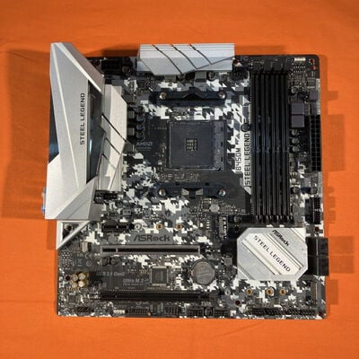 【なんば店】中古  ASRock B450M Steel Legend (B450 AM4 mATX DDR4) 3280021892 