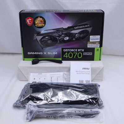 【通販センター】中古  MSI GeForce RTX 4070 SUPER 12G GAMING X SLIM (RTX4070 SUPER 12GB) 163391 