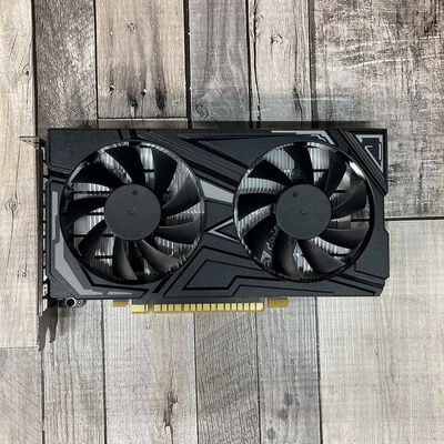 【広島店】中古  玄人志向 GF-GTX1650-E4GB/OC/DF (GTX1650 4G GDR5) 139577 