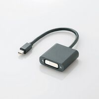 エレコム  AD-MDPDVIBK (Mini DisplayPort-DVI変換アダプタ) 