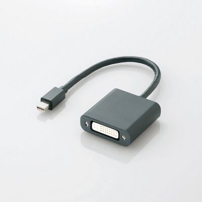 エレコム  AD-MDPDVIBK (Mini DisplayPort-DVI変換アダプタ) 