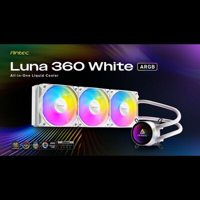 Antec  Luna 360 ARGB White (360mm ARGB ホワイト) 