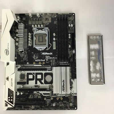 【福山ココローズ店】中古  ASRock H270 Pro4 (H270 1151 ATX DDR4) 133216 