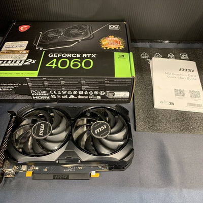 【横浜駅前店】中古  MSI Geforce RTX 4060 VENTUS 2X BLACK 8G OC 3400008476