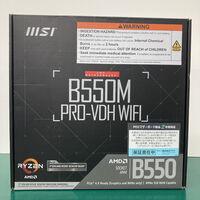 中古  MSI B550M PRO-VDH WIFI (B550 AM4 mATX DDR4) 142922 