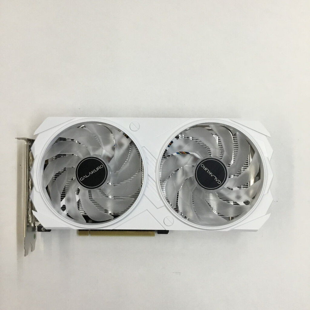 中古 玄人志向 GK-RTX4060-E8GB/WHITE/DF2 (RTX4060 8GB