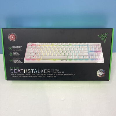 【博多店】中古  Razer DeathStalker V2 Pro Tenkeyless White 3310006810 